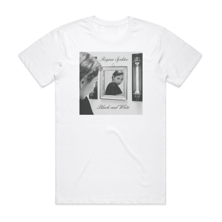 Regina Spektor Black And White Album Cover T-Shirt White