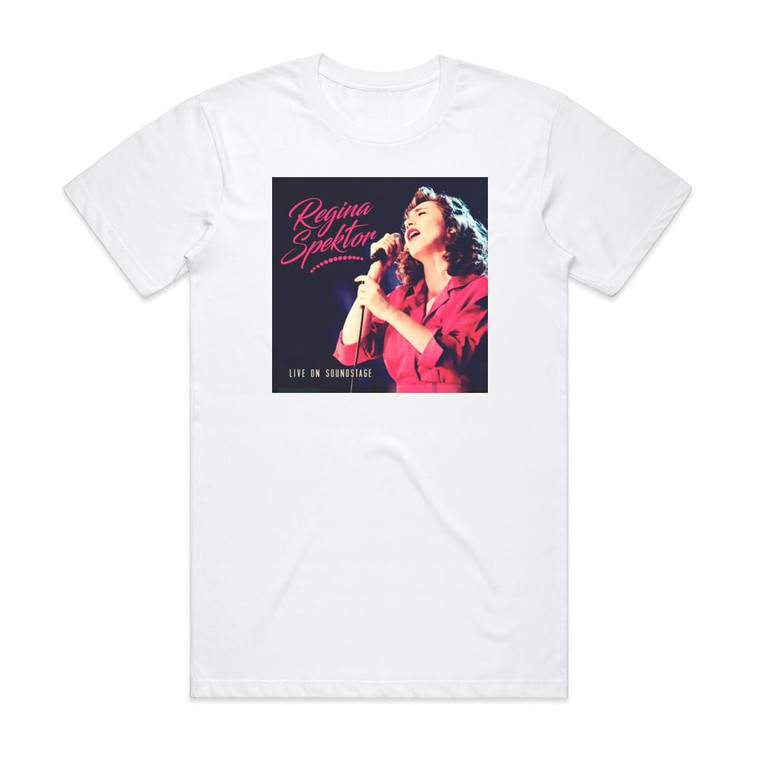 Regina Spektor Live On Soundstage Album Cover T-Shirt White