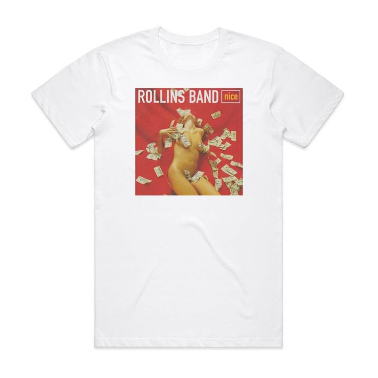 Rollins Band Nice Album Cover T-Shirt White