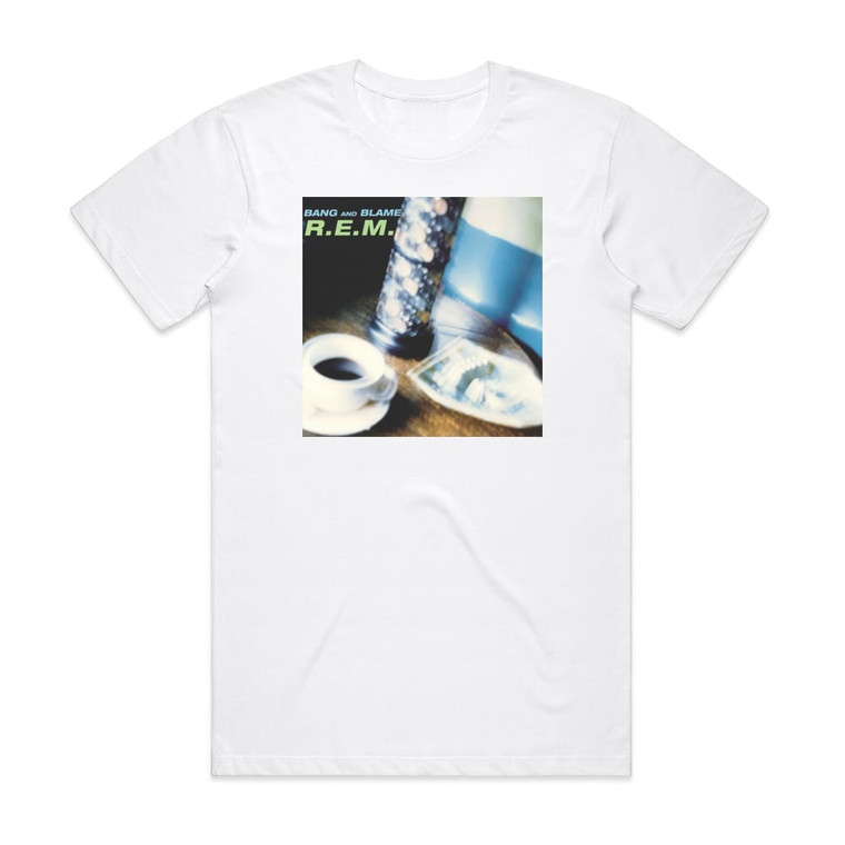 REM Bang And Blame Album Cover T-Shirt White