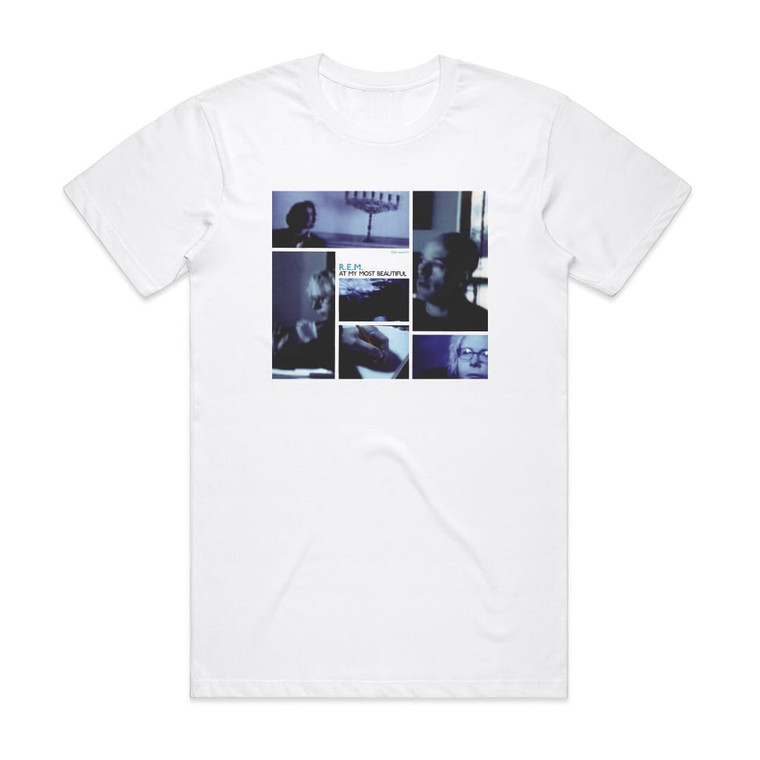 REM At My Most Beautiful Album Cover T-Shirt White
