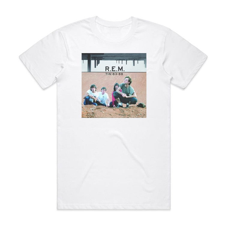 REM 7In 83 88 Album Cover T-Shirt White