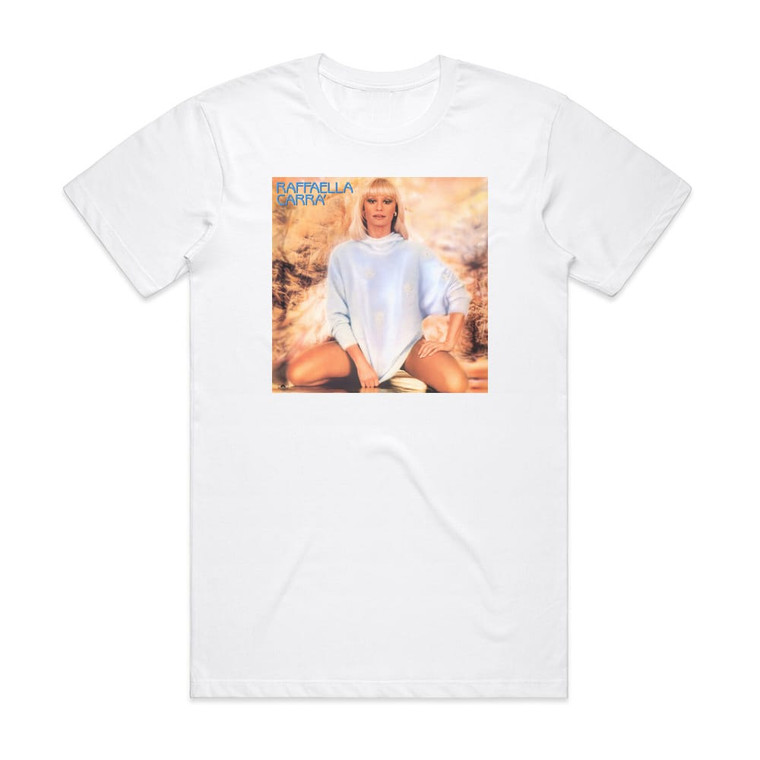 Raffaella Carra Fatalit Album Cover T-Shirt White