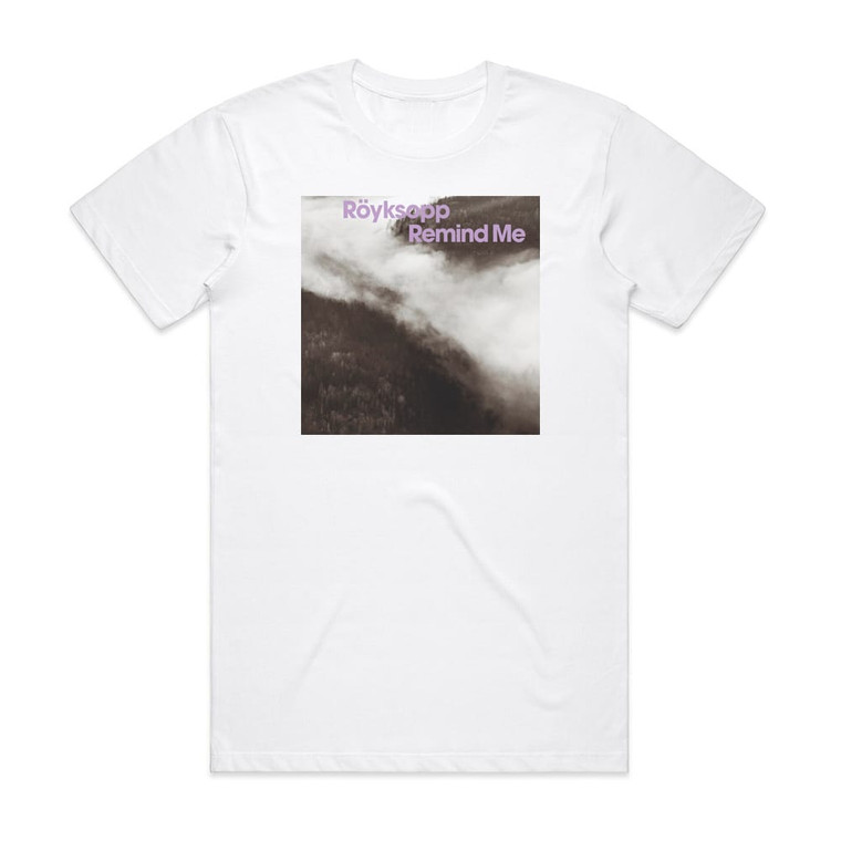 Royksopp Remind Me 1 Album Cover T-Shirt White