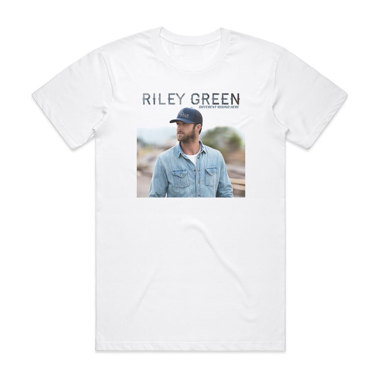 Riley Green Different Round Here Album Cover T-Shirt White
