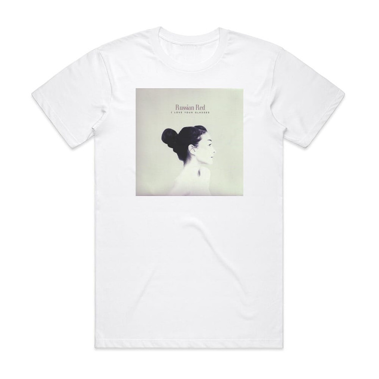 Russian Red I Love Your Glasses Album Cover T-Shirt White