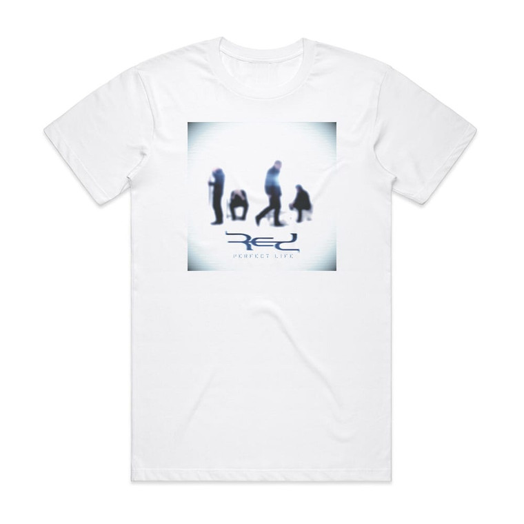 Red Perfect Life Album Cover T-Shirt White