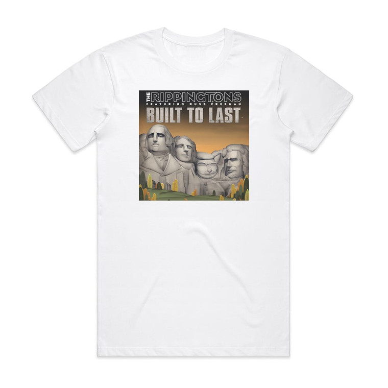 Russ Freeman Built To Last Album Cover T-Shirt White
