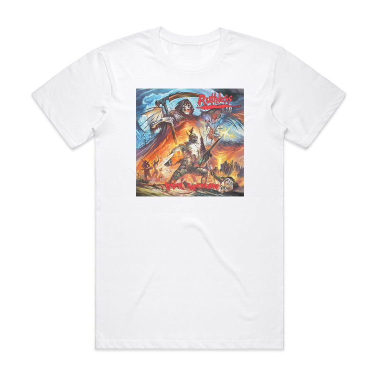 Ruthless Evil Within Album Cover T-Shirt White