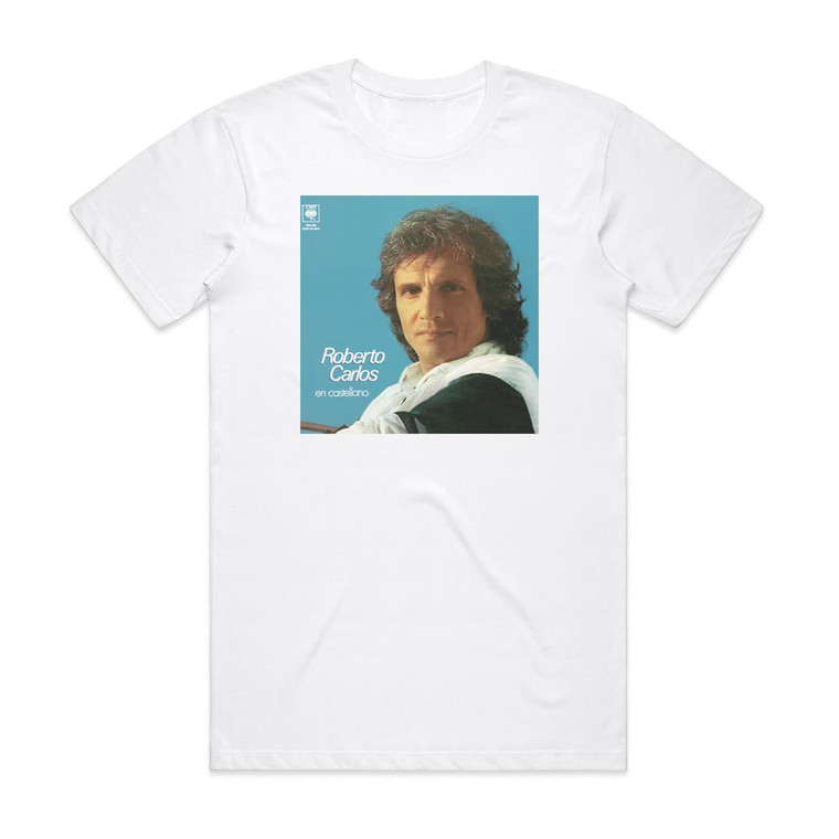 Roberto Carlos Roberto Carlos 1 Album Cover T-Shirt White
