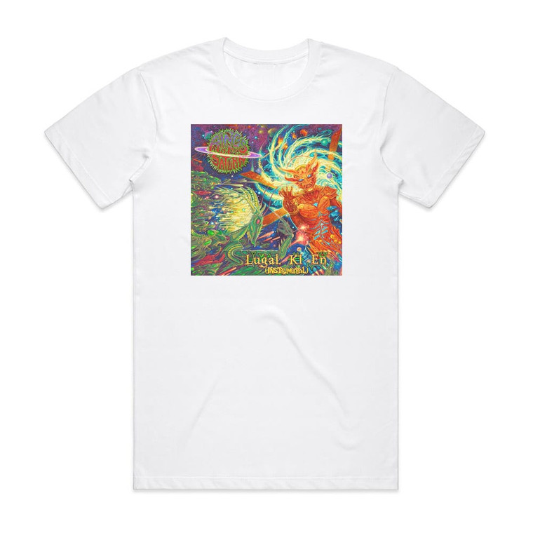 Rings of Saturn Lugal Ki En Album Cover T-Shirt White