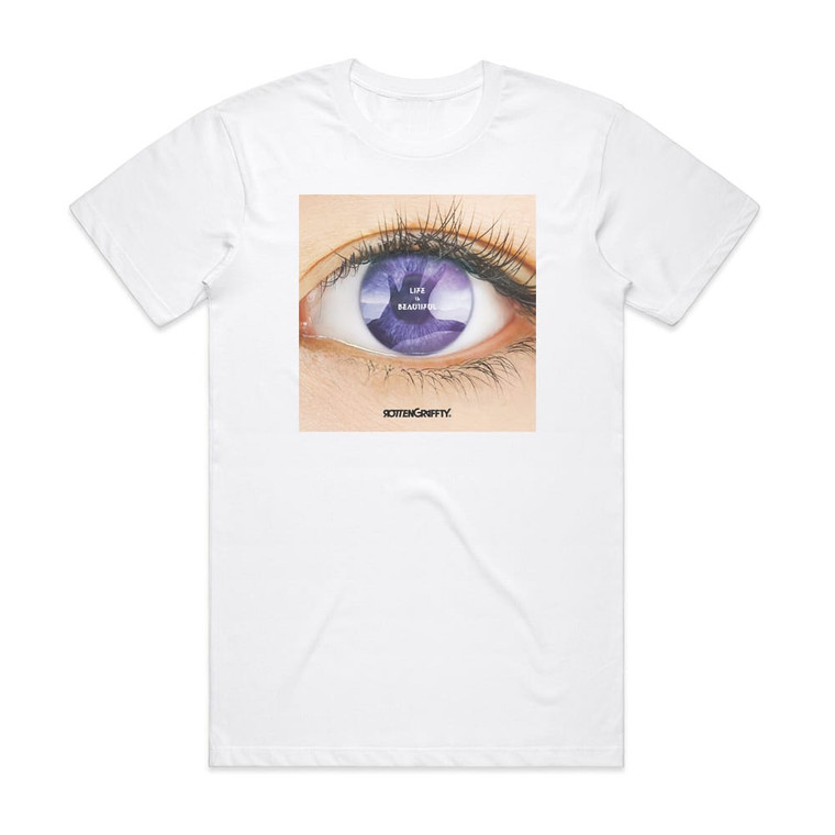 ROTTENGRAFFTY Life Is Beautiful Album Cover T-Shirt White