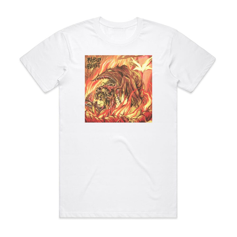 Rabid Beast Rabid Beast Album Cover T-Shirt White