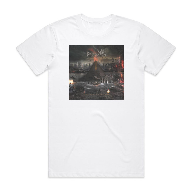Ravenpath The Ravens Wisdom Album Cover T-Shirt White