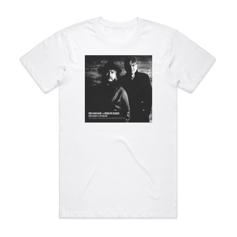 Rodolphe Burger Before Bach 2 Album Cover T-Shirt White