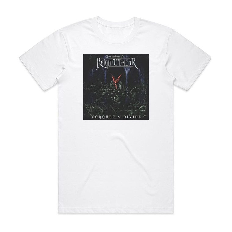 Reign of Terror Conquer Divide Album Cover T-Shirt White