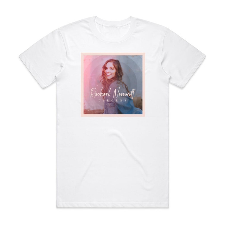 Rachael Nemiroff Circles Album Cover T-Shirt White