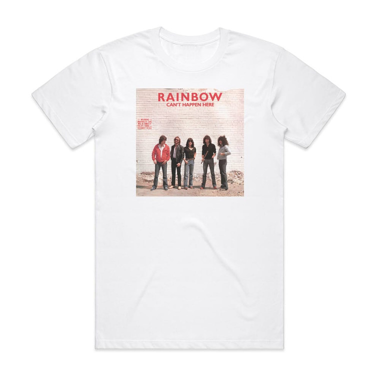 Rainbow Cant Happen Here Album Cover T-Shirt White