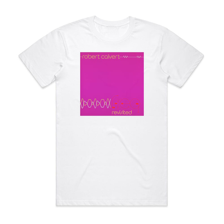 Robert Calvert Freq Album Cover T-Shirt White