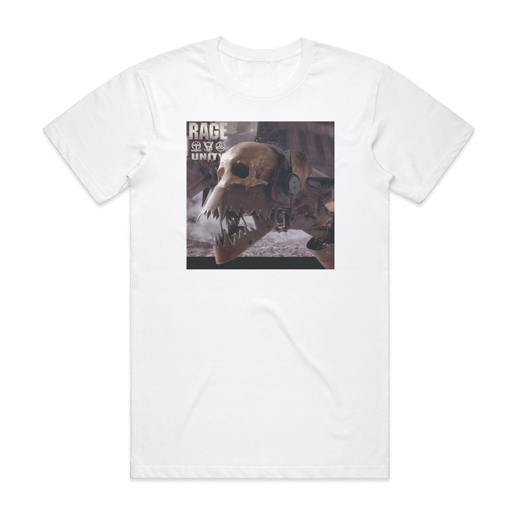 Rage Unity 1 Album Cover T-Shirt White