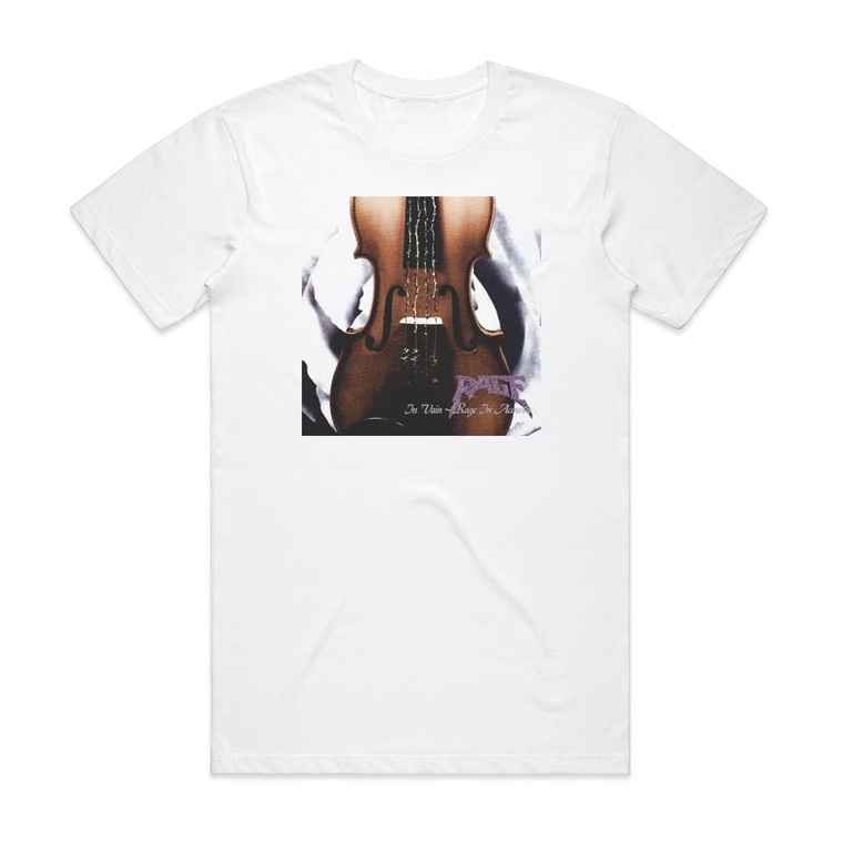 Rage In Vain Rage In Acoustic Album Cover T-Shirt White