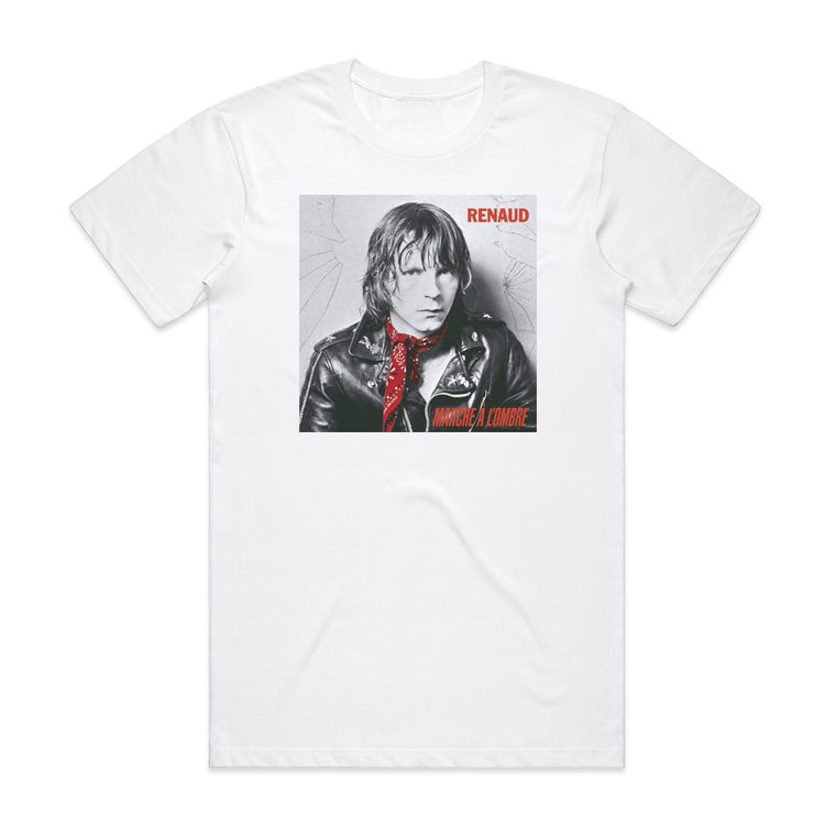 Renaud Marche Lombre Album Cover T-Shirt White