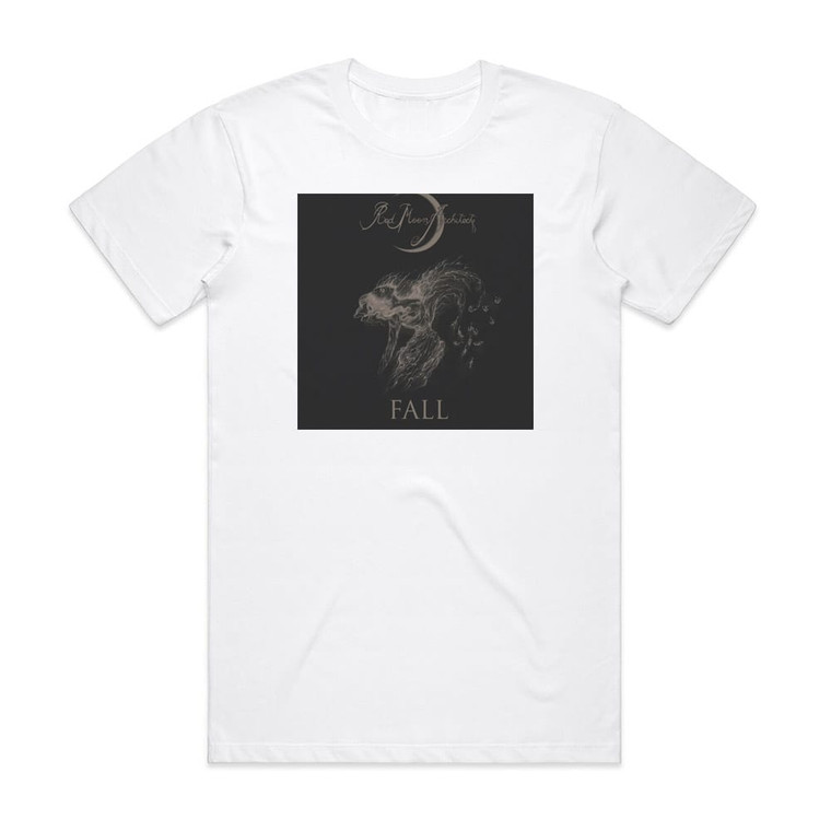 Red Moon Architect Fall Album Cover T-Shirt White
