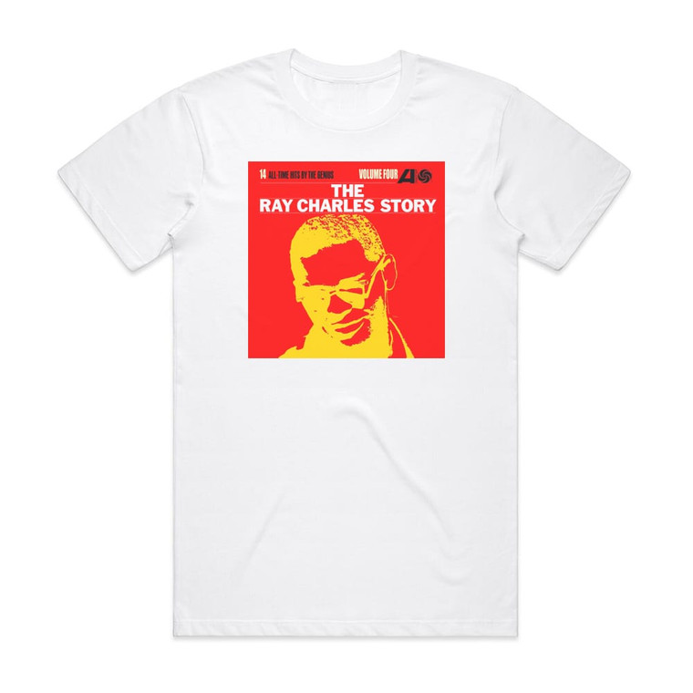 Ray Charles The Ray Charles Story 2 Album Cover T-Shirt White