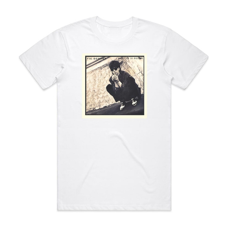 Ric Ocasek Emotion In Motion Album Cover T-Shirt White