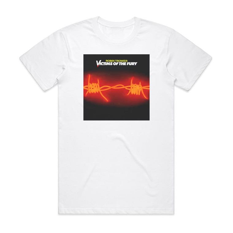 Robin Trower Victims Of The Fury 1 Album Cover T-Shirt White