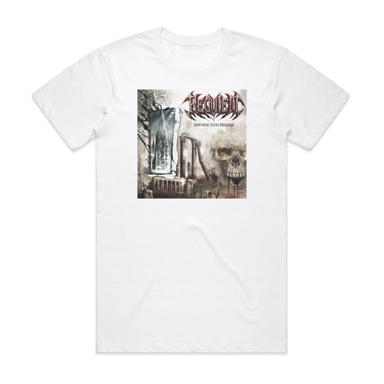 Requiem Government Denies Knowledge Album Cover T-Shirt White
