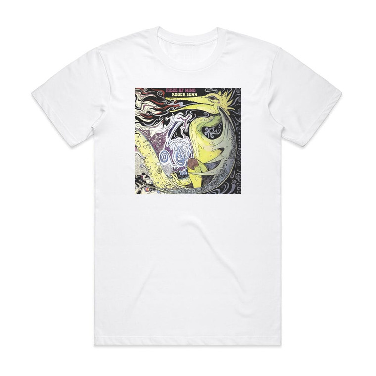 Roger Bunn Piece Of Mind Album Cover T-Shirt White