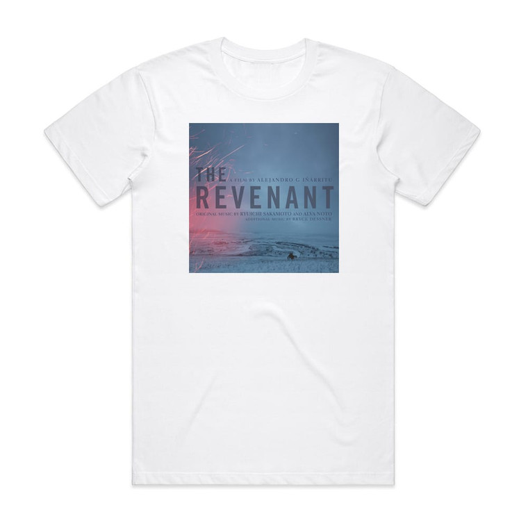 Ryuichi Sakamoto The Revenant Original Motion Picture Soundtrack Album Cover T-Shirt White