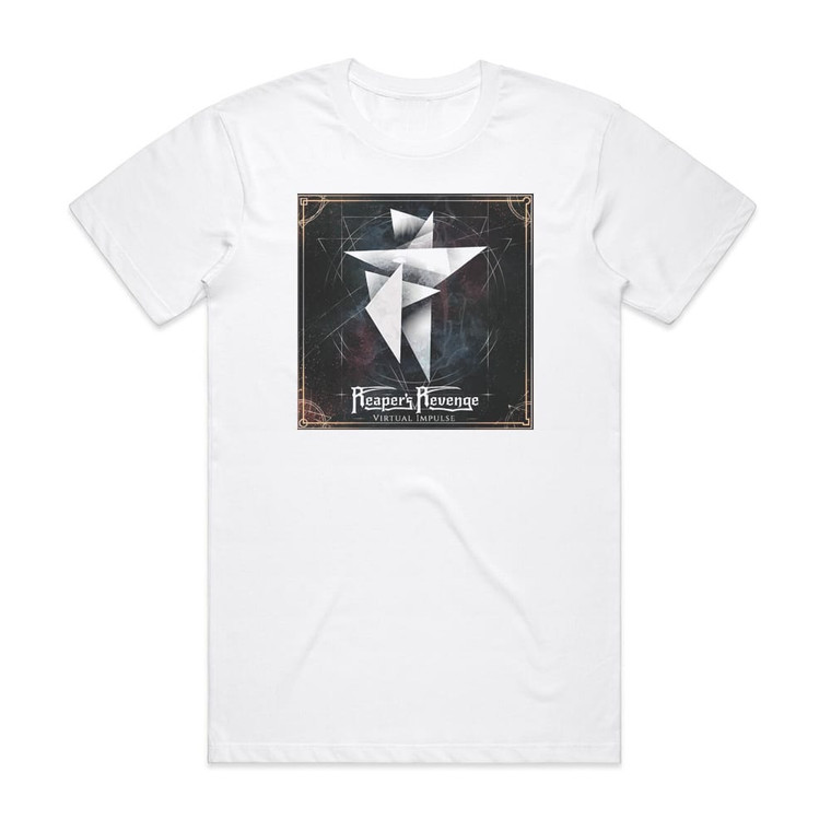 Reapers Revenge Virtual Impulse Album Cover T-Shirt White