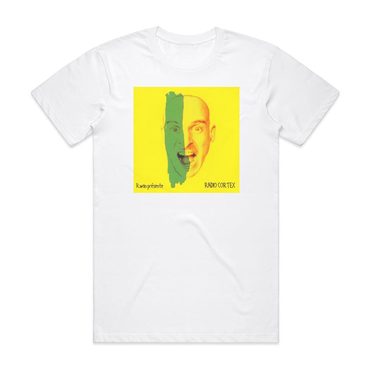 RWan Radio Cortex Album Cover T-Shirt White