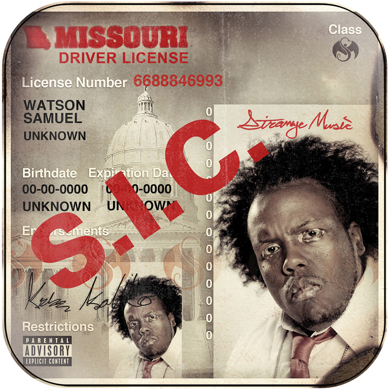 Krizz Kaliko Sic Album Cover Sticker