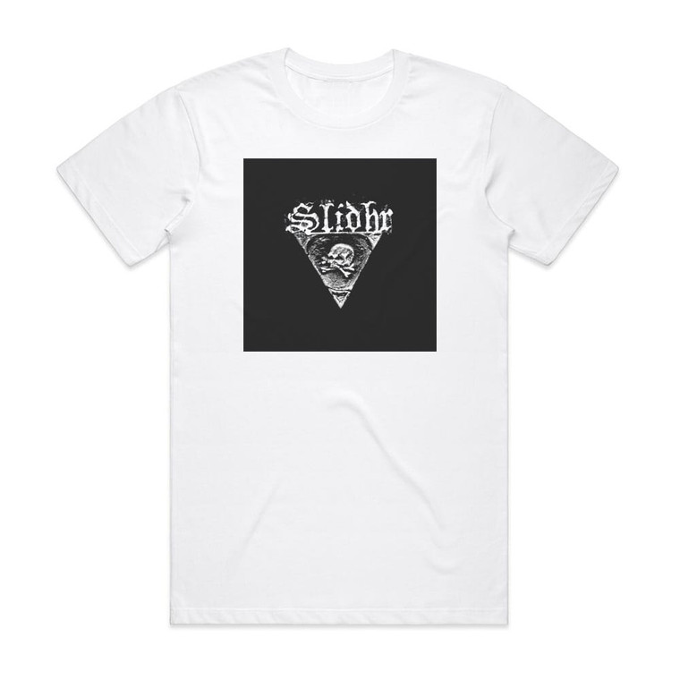 Slidhr Slidhr Album Cover T-Shirt White