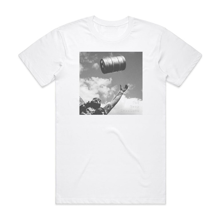 Sponge The Beer Sessions Album Cover T-Shirt White
