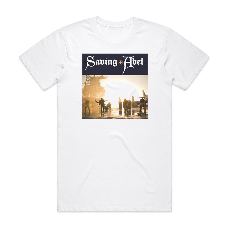 Saving Abel Saving Abel 2 Album Cover T-Shirt White