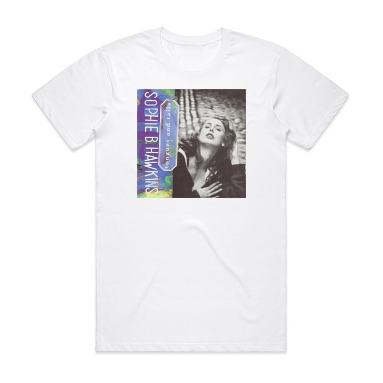 Sophie B Hawkins Tongues And Tails Album Cover T-Shirt White