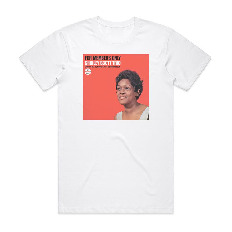 Shirley Scott For Members Only 1 Album Cover T-Shirt White