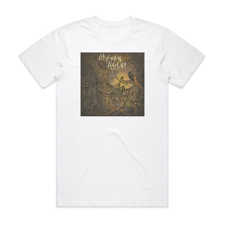 Stygian Ascent Memories Album Cover T-Shirt White