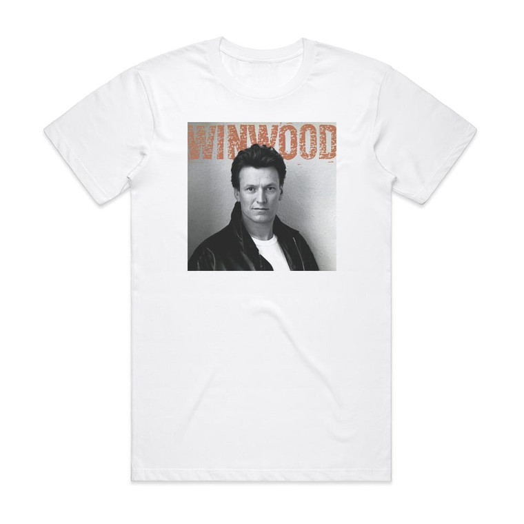 Steve Winwood Roll With It Album Cover T-Shirt White