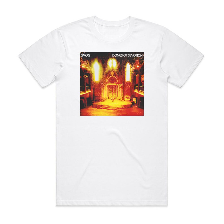 Smog Dongs Of Sevotion Album Cover T-Shirt White