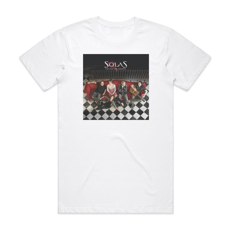 Solas For Love And Laughter Album Cover T-Shirt White