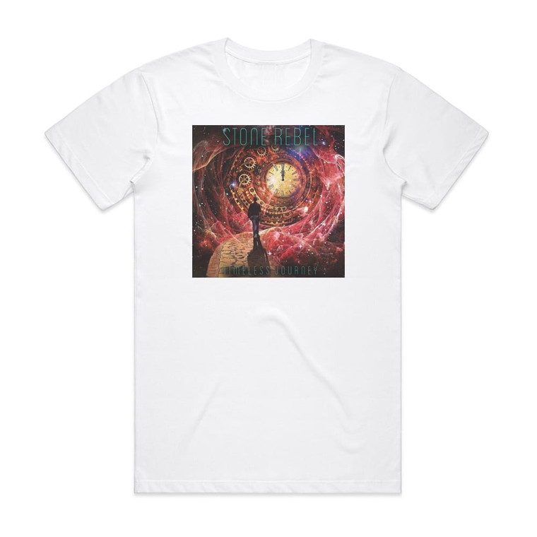 Stone Rebel Timeless Journey Album Cover T-Shirt White