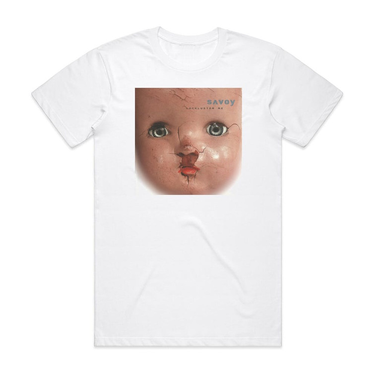 Savoy Lackluster Me Album Cover T-Shirt White