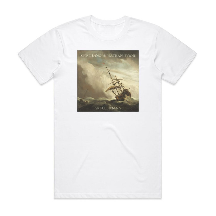 Santiano Wellerman Album Cover T-Shirt White Santiano Wellerman Album Cover T-Shirt White