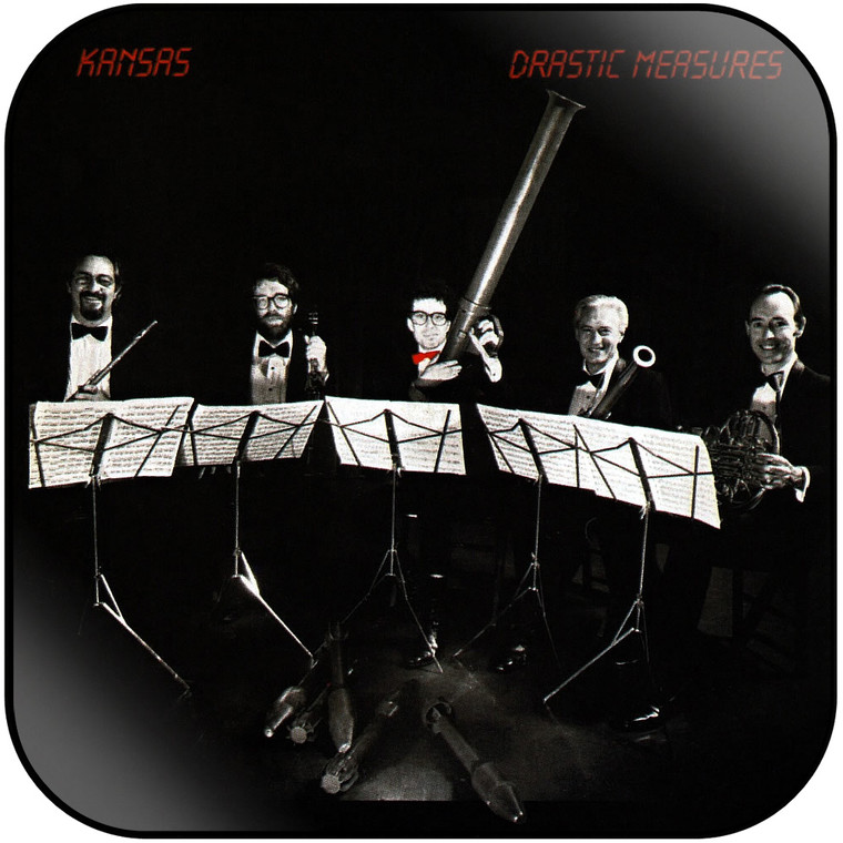Kansas Drastic Measures Album Cover Sticker