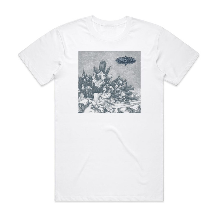 Sylvaine Atoms Aligned Coming Undone Album Cover T-Shirt White Sylvaine Atoms Aligned Coming Undone Album Cover T-Shirt White
